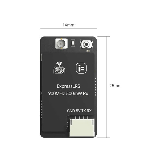 IFlight ExpressLRS ELRS 500mW Empfänger ELRS 900MHz 500mW RX ELRS 2,4 GHz 500mW RX High Refresh Long Range RC FPV Racing Drone UAV